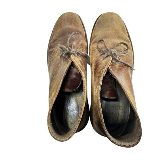 Clarks Originals Men 13 M Brown Leather Chukka Lace Up  Ankle Desert Boots - Picture 8 of 9